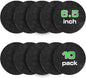 Plexon 10 Packs Charcoal Filters for Compost Bucket Countertop Bin 1.5 Gallon - Kitchen Natural Home Compost Bin Filter - Replacement Refill, Round 6.5 inch