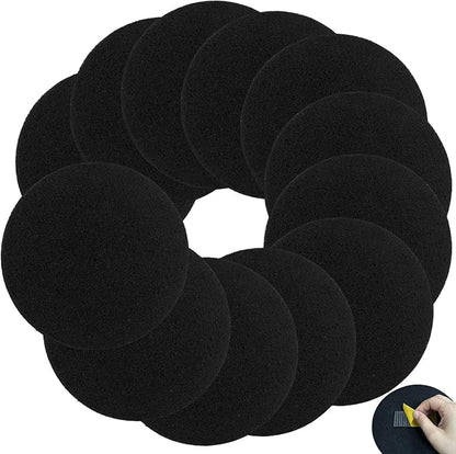 7.25 inch Compost Filters for Countertop Bin Saiqiang 12Pack Charcoal Filter for Kitchen Compost Bin Pail Replacement Filter Carbon Round Charcoal Filters for Compost Bucket