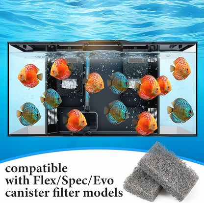 12 Pcs Nitrite Remover Inserts Compatible with Flex/spec/evo, Replacement Aquarium Filter Media for Freshwater and Saltwater Aquariums, Removing and Reducing Nitrite