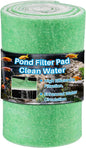 MAQIHAN 2PCS Pond Filter Media - 47.2Inch Aquarium Filter Media, Koi Pond Filter, Filter Sponge, Filter Floss for Fish Tank, Aquarium, Outdoor Ponds,Garden,Swimming Pool (Green & White)