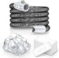 Improved Version Climate Line Air Hose & Water Chamber Compatible with Airsense 11 and Aircurve 11 Only, Comes with 52 PCS CPAP Filters - IDEAR Reusable CPAP Supplies Replacement Great-Value Bundle
