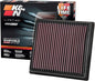 K&N High-Flow Original Lifetime Engine Air Filter: Increase Power: Premium, Washable: Compatible with 2016-2025 Subaru: Ascent, Crosstrek, Forester, Impreza, Legacy, Outback, WRX, XV, 33-5064