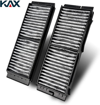 KAX Cabin Air Filter, CF11672 Replacement for Mazda 3 2010 2011 2012 2013, w/Activated Carbon Passenger Compartment Air Filter, Filter Up Dust Pollen