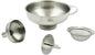 Zoie + Chloe 3-in-1 Stainless Steel Funnel Set - Kitchen Funnels with Detachable Fine Mesh Filter & Strainer for Filtering Herbs, Food Bits - Durable Stainless Steel - Ease to Use, Dishwasher Safe