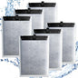 driamor 6 Pack Large Filter Cartridges Compatible with Whisper Filters 20i/40i IQ20/30/45/60 PF20/30/40/60, Aquarium Filter Cartridge Replacement Assembled Compatible with ReptoFilter 125GPH