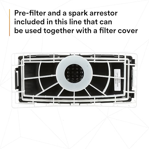 3M PAPR, Versaflo High Efficiency Filter TR-6710N, Particulates, For TR-600 Powered Air Purifying Respirator, 40/Case