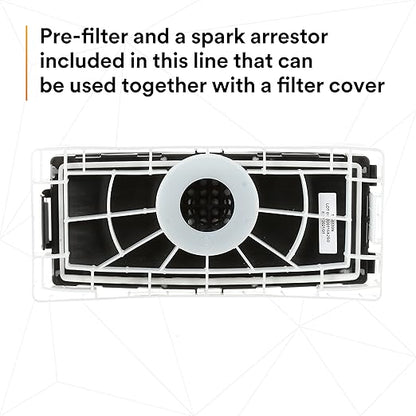 3M PAPR, Versaflo High Efficiency Filter TR-6710N, Particulates, For TR-600 Powered Air Purifying Respirator, 40/Case