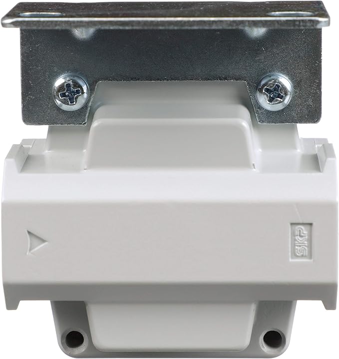 PneumaticPlus SAF400-N04B Compressed Air Particulate Filter 1/2" NPT, 10 Micron Element, Poly Bowl, Manual Drain, Bracket