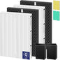 5510 5520 HEPA Air Purifier Filter Q Replacement for Winix 5510 5520 Plasmawave Air Purifier H13 True HEPA Carbon Filter,# 1712-0123-00,2 Set