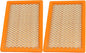 0E9371AS Air Filter for Gene-rac 410cc 530cc 8kW & 11kW Post 2013 Evolution Series V-Twin Engine Generators - 2 Pieces