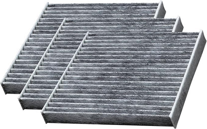 EPAuto CP285 (CF10285) Premium Cabin Air Filter includes Activated Carbon, 3 Packs