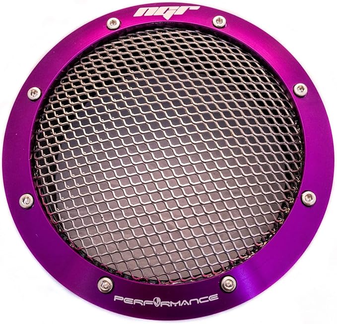 NGR Turbo Filter (Drag Edition) fits 3 inch and 2.5 inch w/included Sleeve | Universal Turbo Cold Air Intake Filter - For Enhanced Car Performance - Purple