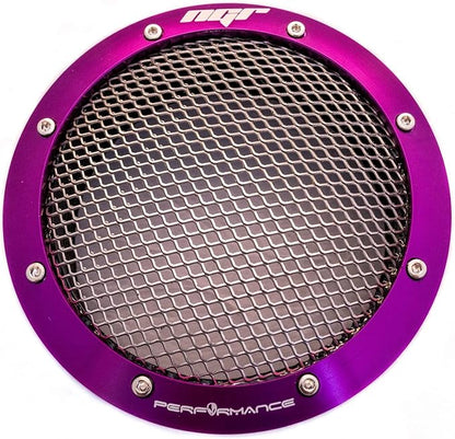 NGR Turbo Filter (Drag Edition) fits 3 inch and 2.5 inch w/included Sleeve | Universal Turbo Cold Air Intake Filter - For Enhanced Car Performance - Purple