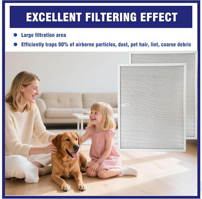 4 Pcs 203368 Air Pre Filter 16'' x 12.5'' Compatible with Honeywell Air Cleaner F300E1019 F300A1625 F50F1073 F50F F300E
