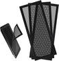 Mesh Vent Cover4 Pack, Magnetic Mesh Vent Covers for 4"x 10" Air Vent Filters, Vent Screens for Air Vent Home Wall Ceiling Floor, Floor Vent Mesh Cover Catches Debris Hair Insect Vent Filters