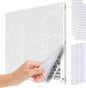 Air Vent Filters Kit, 20"X140" Cut to Size Air Filter Material, MERV 8 Electrostatic Air Filter, Vent Filters for Home Floor, Rv Ac Vent, Ceiling, Refrigeration, HVAC Furnace Vent, Etc