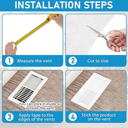 Pangda Merv 11 Air Filter Material 118'' x 23.6'' Cut to Fit Size Air Vent Filters for Home Register Vents Fan DIY Purification Clean Living, Stop Most Particles Dust Pet Dander, 19.37 Ft²