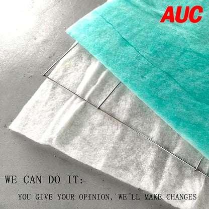 AUC Paint Booth Tacky Intake Filter Pad Series 55, 20" x 20" (20/case) Spray Booth Intake Filter with Internal Wire Support Frame