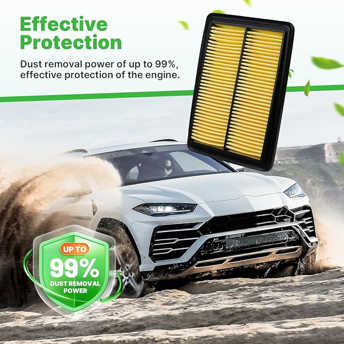 Engine+Cabin Air Filters Fit for Nissan Rogue 2014-2020, Rogue Sport 2017-2022, Qashqai 2017-2022 Engine Air Filter Replacement Air Filter for My Car Accessories# CF11854 CA11858