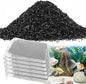 A1384 Activated Carbon Inserts for AquaClear 50 Filter, Aquariu Filter Replacement Media for Fluval up to 30-50 Gallons Aquariums, Fish Tank Activated Charcoal for Remove Odors, 6 Pack(80g/Bag)