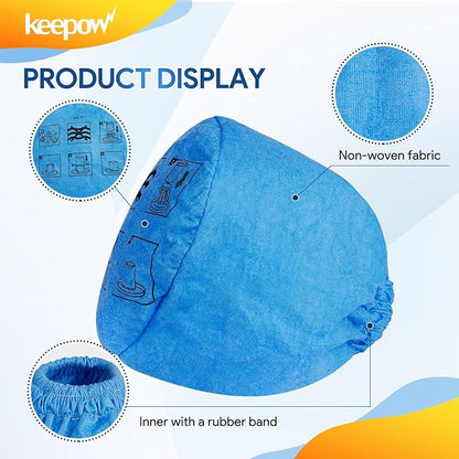 KEEPOW VRC2 Vacuum Filter Compatible with Vacmaster 1.5 to 3.2 Gallon Wet/Dry Vacuums, Compatible with Armor All 1.5-2.5 Gallon Wet/Dry Vacuum, 4 Pack