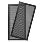 MoKo 120 x 240mm Dust Filter for Computer Cooler Fan, [2 Pack] Magnetic Frame PC Fan Dust Mesh PC Cooler Filter Dustproof PVC Cover Computer Fan Grills - Black