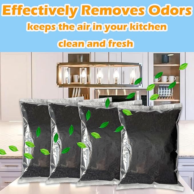 2.9 Pounds Odor Absorbing Filter Refill for FoodCycler Kitchen Waste Composters, Replacement Activated Charcoal Compatible with Eco 5 FoodCycler Electric Composter