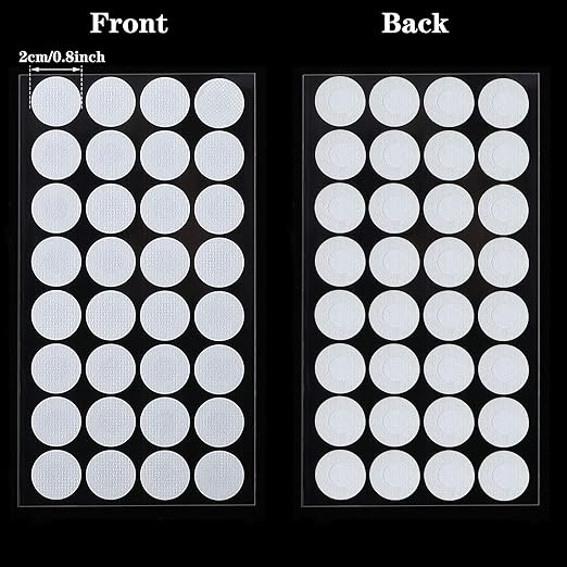 Zonon 128 Pieces Synthetic Filter Paper Stickers 20 mm 0.3 ?m Synthetic Filter Disc Tape Mushroom Applied Under Wide Mouth Mason Jar for Mushroom Cultivation