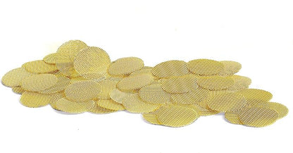 Made in The USA - 50 13/16 Inch (.8125") Brass Mesh Pipe Screen Filters