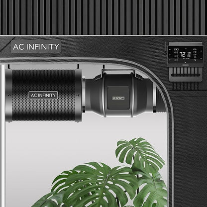 AC Infinity Air Filtration PRO Kit 6”, AI Controller with WiFi App Control & Auto Level Adjusting, Inline Fan, Carbon Filter, Ducting, Ventilation System for Grow Tents, Hydroponics, Indoor Gardening