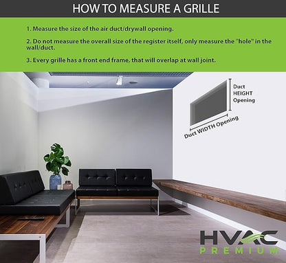 16" X 20" Aluminum Return Filter Grille for 1" Filter - Easy Airflow - Linear Bar Grilles [Outer Dimensions: 18.5w X 22.5h]