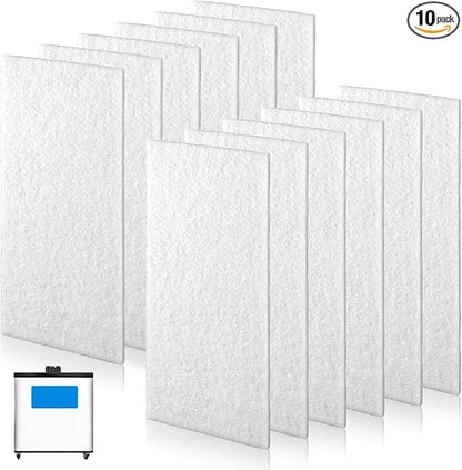 10 Pcs Pre-filter Cotton Replacement for Soldering Fume Extractor 14.4'' X 6.9'' Filter Refills Accessories for Contaminant and Smoke Removal Smoke Fume Absorber Filter