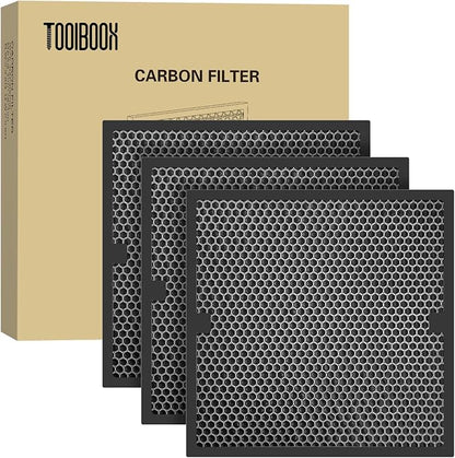 3 Packs Carbon Filter Replacement Set for TOOLBOOX 650/750/970CFM Air Scrubber