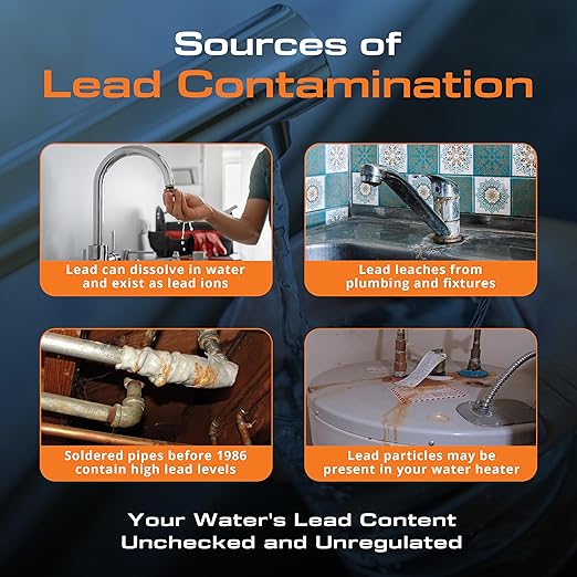 USA-Made – Watersafe® Lead in Drinking Water Test Kit – EPA-Compliant & Lab-Verified 8-Minute Detection Below 5 PPB – Easy & Accurate DIY Home Testing for Tap & Well Water - 1 Pack