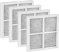4 Pack Refrigerator Air Filter Replacement, Compatible with LG LT120F and Kenmore Elite 469918, 9918, ADQ73214402, ADQ73214403, ADQ73214404, LMXS30776S