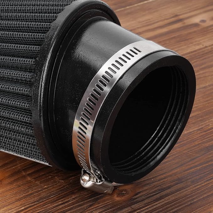 High Performance Upgraded 62mm Air Filter Adapter Intake and Spark Plug Kit for Predator 212cc 6.5Hp Baja MB165 & MB200 BK200 BT200X RT200 Mini Bike Go Kart Black