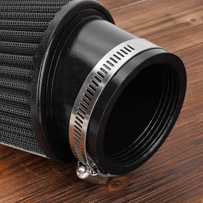 High Performance Upgraded 62mm Air Filter Adapter Intake and Spark Plug Kit for Predator 212cc 6.5Hp Baja MB165 & MB200 BK200 BT200X RT200 Mini Bike Go Kart Black