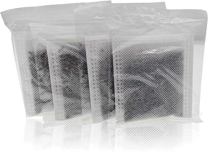 4 Pack Compact Activated Charcoal Odor Absorbing Filter Refill Deodorizer Compatible with iTouchless Cans 2.5 Gal, 3 Gal, 4 Gal and Other SmallTrash Cans Under 8 Gallons with Filter Compartment