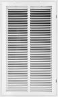 Venti Air 14" X 25" Steel Return Air Filter Grille - Removable Face/Door for 1 inch Filters - HVAC Duct Cover Grill (2-3 Business Day Delivery) [Outer Dimension: 16.5"W X 27.5" H]