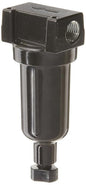 Parker 14F13BB Compressed Air Filter, Removes Particulate, Metal Bowl, Manual Drain, 5 Micron, 24 scfm, 1/4" NPT