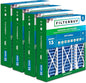 Filterbuy 20x25.25x3.5 Air Filter MERV 13 Optimal Smoke & Allergy Defense (4-Pack), Pleated HVAC AC Furnace Filters for AprilAire Space-Gard 102 & 2120 (Actual Size: 19.94 x 25.38 x 3.75)