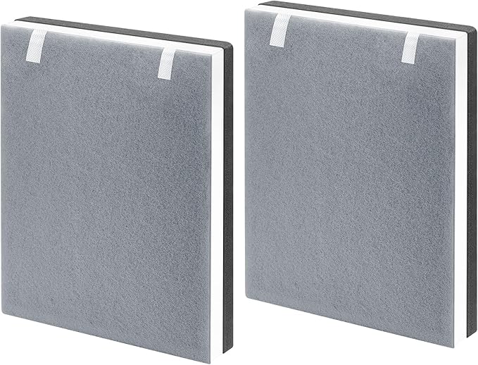 2 Pack Vital 100 Replacement Filter for LEVOIT Air Purifier, 3-in-1 HEPA Replacement Filter and High-Efficiency Activated Carbon Filter Set, Part Number Vital 100-RF