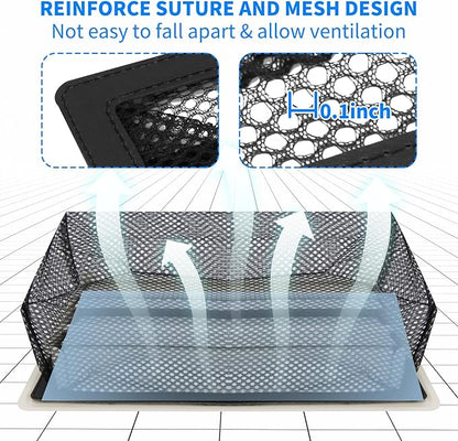 Floor Register Cover Trap, Floor Air Vent Cover Screen for Home Air Vent Filters 6-Pack Floor Vent Mesh Filters Net Trap (Trap 4x10 6-PCS)