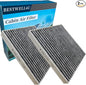 Carbon 2 Pack BW160 Cabin Air Filter for Tucson (16-21),Kona (18-22), Veloster(2019-21),VELOSTER N (2019-21),VENUE(2020-22),Sportage (2017-22),SELTOS(2021-2022),Soul(2020-2022),Replace CF12160