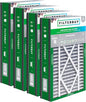 Filterbuy 16x25x3 Air Filter MERV 8 Essential Dust & Allergy Defense (4-Pack), Electrostatic Pleated HVAC AC Furnace Filters for Trion Air Bear, Lennox X0581 & More (Actual Size: 15.63 x 24.13 x 3.00)