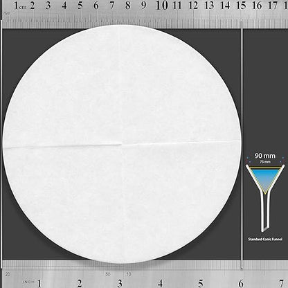 Qualitative Filter Paper 15 cm Quadrant Folded Filter Paper, Qualitative Grade 1 - ZENPORE Medium Flow 150 mm (50 Discs)
