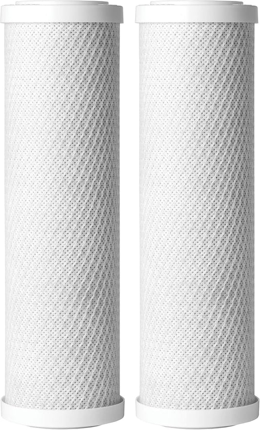 AO Smith 2.5"x10" 5 Micron Carbon Block Sediment Water Filter Replacement Cartridge - 2 Pack - For Whole House Filtration Systems - AO-WH-PRE-RC2