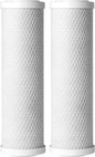 AO Smith 2.5"x10" 5 Micron Carbon Block Sediment Water Filter Replacement Cartridge - 2 Pack - For Whole House Filtration Systems - AO-WH-PRE-RC2