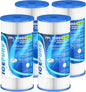 ICEPURE 50 Micron 10" x 4.5" Whole House Extra Coarse Pleated Sediment Filter for Well Water, Replacement Cartridge for GE FXHSC, Culligan R50-BBSA, DuPont WFHDC3001, W50PEHD, R50-BB, 4Pack