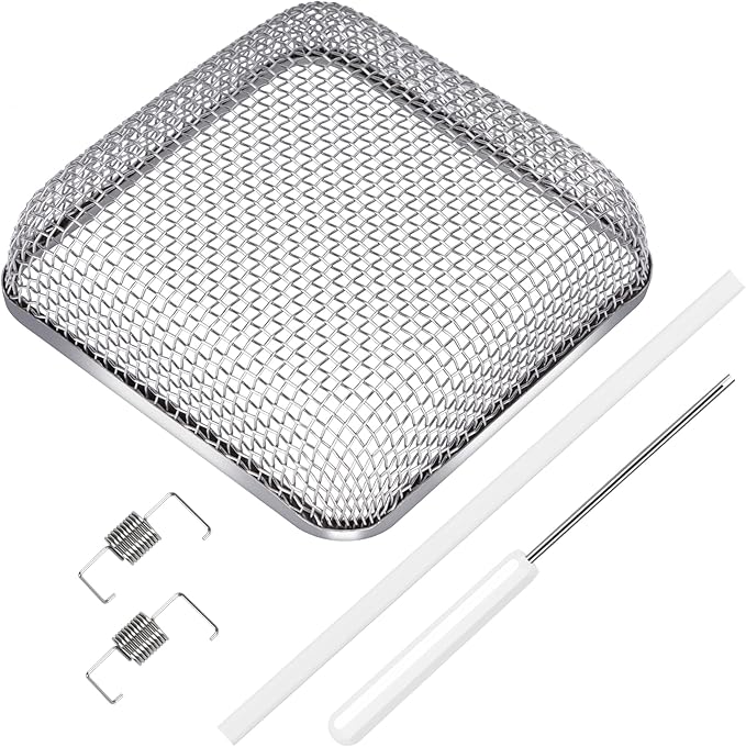 TONDA RV Furnace Vent Screen, Bug Screens Heater Vent Cover for Camper with Installation Tool and Silicone Rubber, Square